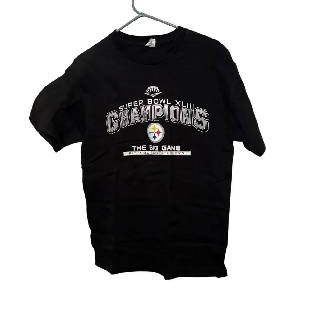 Pittsburgh Steelers Super Bowl XLIII Champions Men’s Size Medium T-Shirt